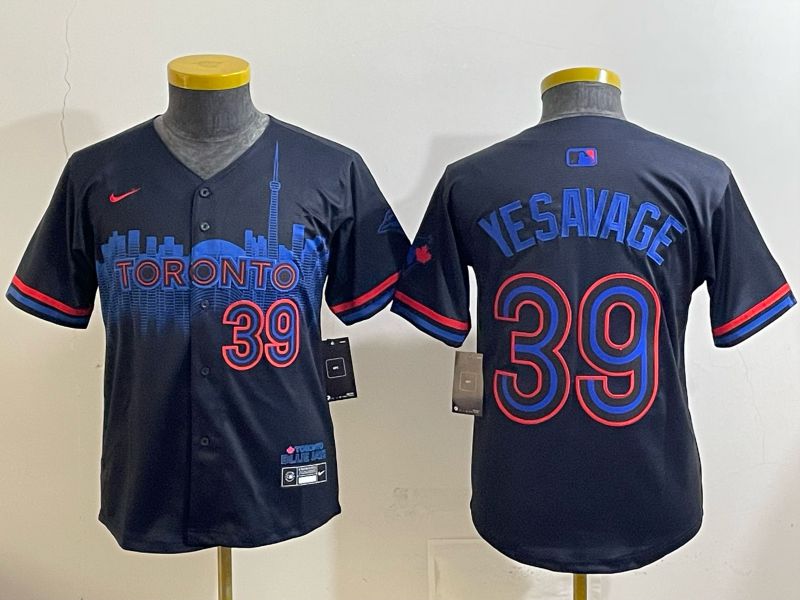 Youth 2025 Nike Toronto Blue Jays #39 Yesavage Blue Game MLB Jersey 010->youth mlb jersey->Youth Jersey
